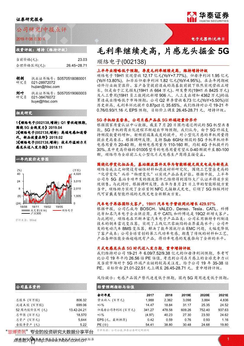 002138(002138顺络电子股吧)