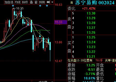 苏宁股价(苏宁股价最高是多少)