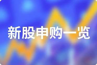 明天新股申购(明天新股申购有哪些)