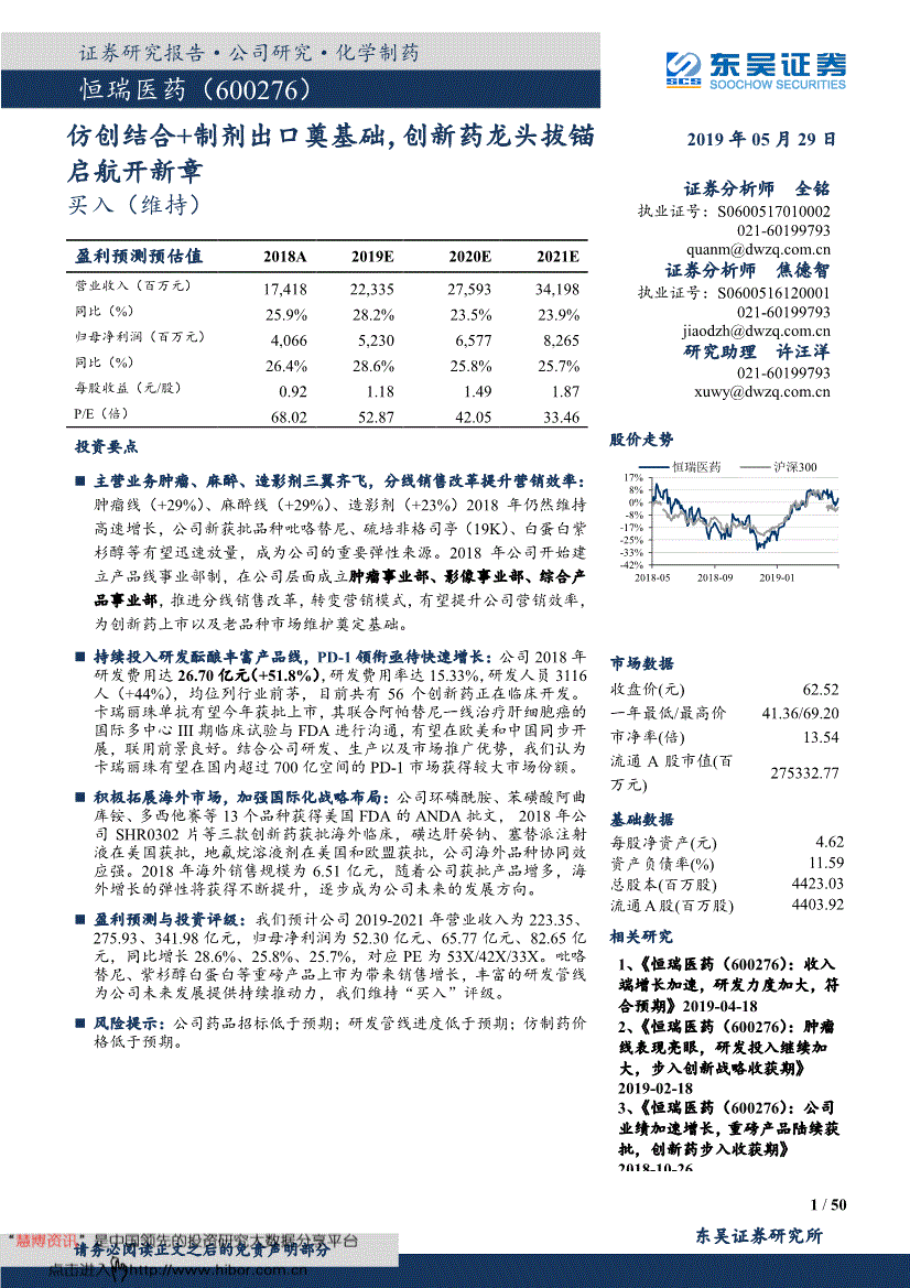 恒瑞医药600276(恒瑞医药600276基金)