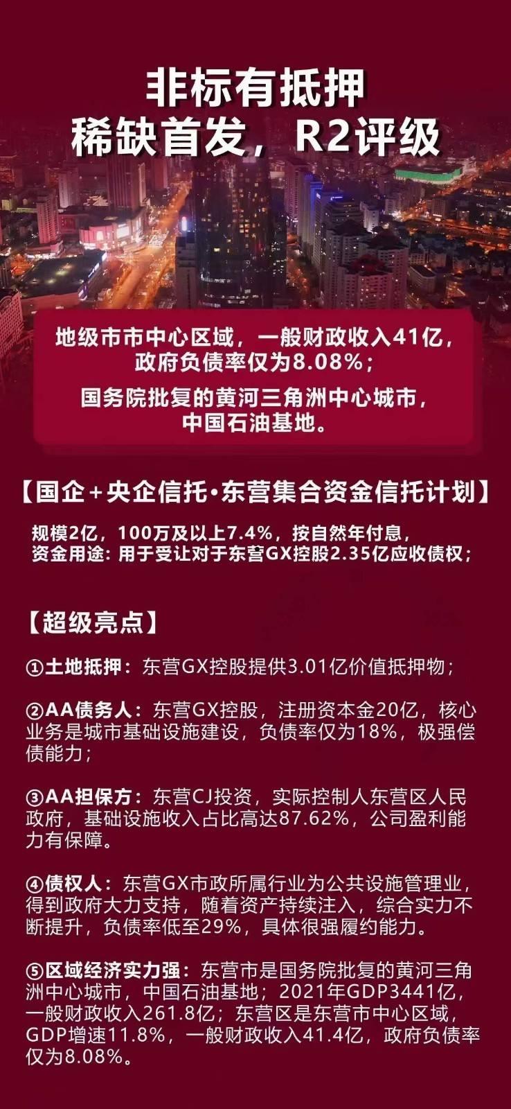 关于央企+国企信托-江苏徐州政信债权投资集合资金信托计划的信息