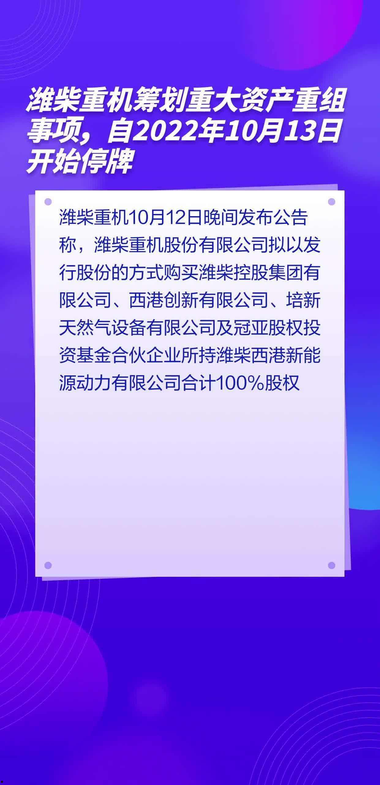 潍柴重机股票(潍柴重机股票分析)