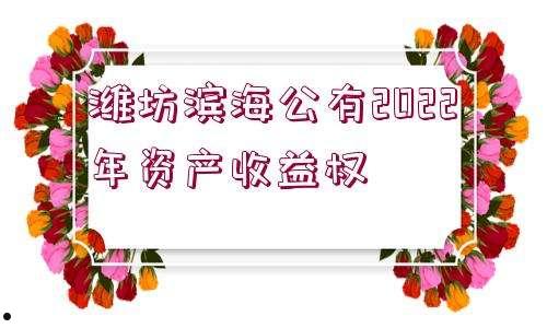 2022潍坊市主城区债权计划(潍坊市2021年棚户区改造计划)