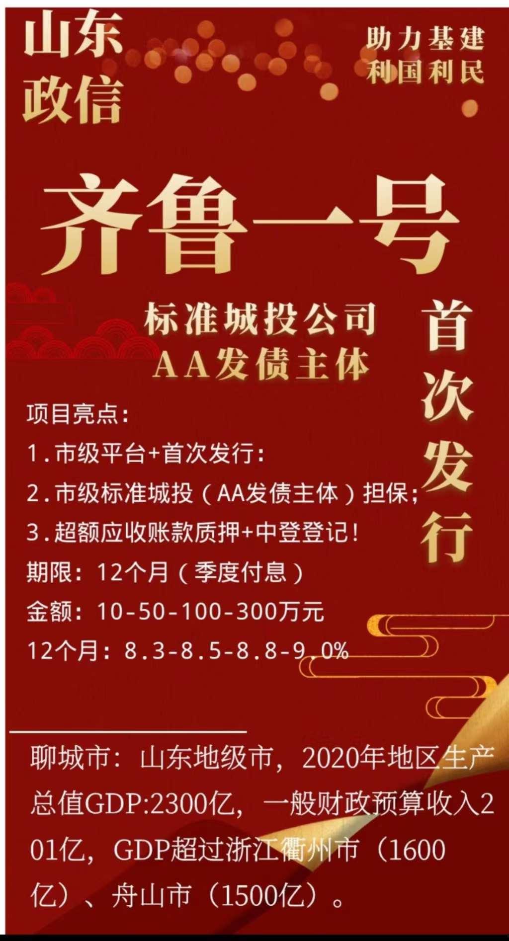 包含聊城民安定向融资计划(第一期)的词条