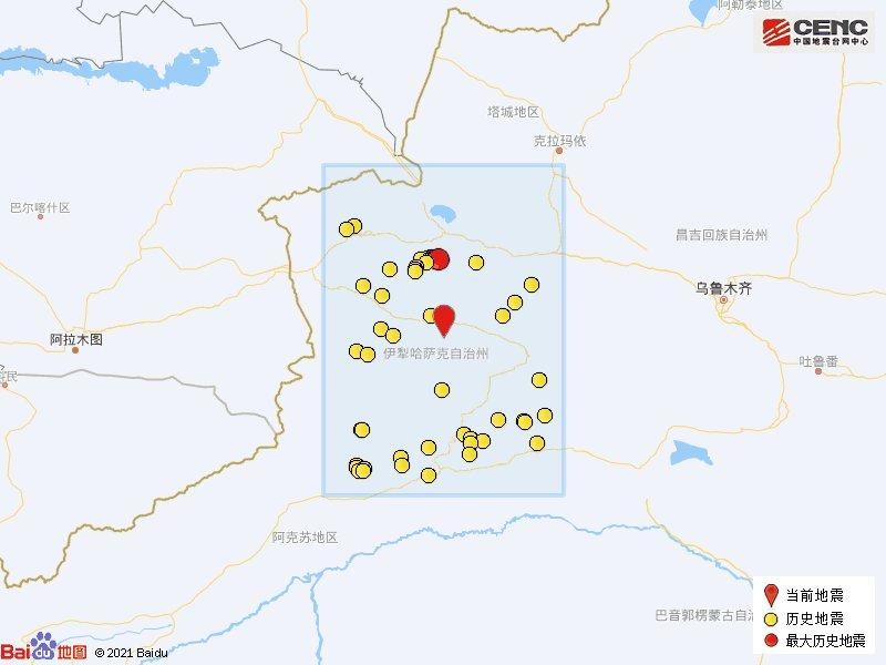 乌鲁木齐地震(乌鲁木齐地震了吗?晃了晃,好明显)